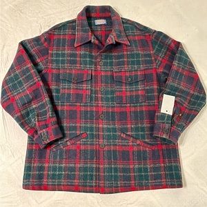 Vintage Pendleton Wool Coat Jacket USA Made. Button detail. XL. Old school retro